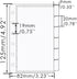 A7 2 Set 6 12 6 6 (A7) Clear PP Cash Envelopes Tabs Binder Pockets Dividers Sheets Budget Zipperless Hole Loose Leaf