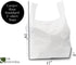 JAK Industrial 100 Pack 17" 8" 29" 18 - Jumbo (LARGE) T-Shirt Shopping/Trash Bags - x x - Microns Thick