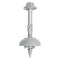 Polycarbonate Skylight Screws #12×2", Hex Flange Head Self-Tapping Screws for Timber, 50pcs