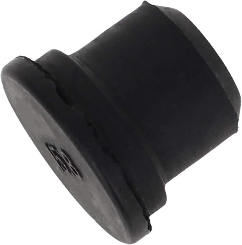 Heyiarbeit Solid Rubber Stoppers, 15.8mm Dia Seal Hole Insert Stopper, Black, 3 PCS