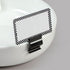 Black Food Tray Label Holders, Bowl & Cup Sign Clips for Bake Sale Signs, 10 Pack