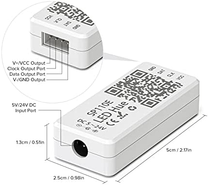 WS2812B WS2811 SK6812 SK6812-RGBW (SP110E) SEZO LED Controller Support All LED Strip/Module Light/Panel/String iOS