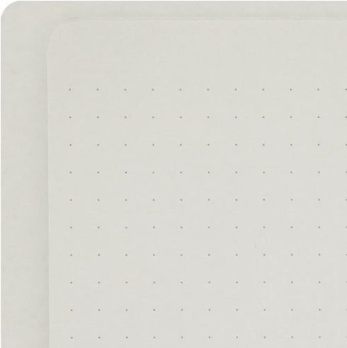 Midori 15330006 Ring Notebook, A5, Color Dot Square, Gray