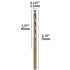 M35 Cobalt Drill Bit Set, 3.5mm, 10 Pieces for Hard Metals, Exceptional Heat Resistance, Industrial-Grade Design