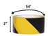 Swanson AMT18Y 2-Inch by 54-Feet Stripe Adhesive Safety Floor Tape, Yellow/Black