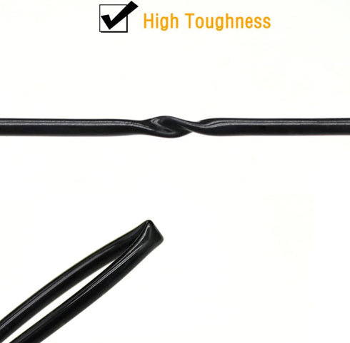 Silicone Tubing 1/2" ID x 3/4" OD Black High-Temperature Food Grade Hose Tube for Air and Liquid Transfer (6 Meter)