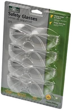 Safety Works 10087608 Close Fitting Safety Eyewear, Clear Lens