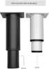 ZongSy 4.72 inch 1000kg 4-Piece Heavy-Duty Hairpin Furniture Leg, Adjustable Height, Suitable for TV Stand, Table Leg