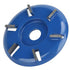 Yosoo123 Wood Cutting Disc, 6-Teeth Steel Milling Cutter for Woodworking Tool