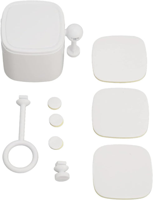 Rongm Smart Pusher Fingerbot: Bluetooth Remote Timing Voice Control for Garage Door, Light, Fan (White)