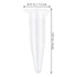 500pcs 1.5ml Conical Centrifuge Tubes, Microcentrifuge Plastic Test Vials with Lids