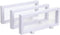 Skelang 3D Floating Display Case, White Rectangular Coin Holder Display Stand, 9"×3.54"×0.75" for Coins and Jewelry