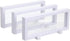 Skelang 3D Floating Display Case, White Rectangular Coin Holder Display Stand, 9"×3.54"×0.75" for Coins and Jewelry
