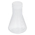 PATIKIL 50ml Plastic Erlenmeyer Flask - 1 Pack Narrow Mouth Conical Flask for Laboratory, Clear