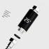 Letturn G1/2 Shower Head LED Real-Time Water Temperature Display Indicator Lights Installation Bath Water Thermometer