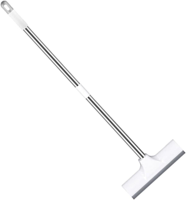 POPETPOP Floor Scrub Brush with Long Handle Stiff Bristles Tile and Grout