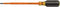 Klein Tools 3/16-Inch Insulated Cabinet Tip Screwdriver, 7-Inch Shank, Made in USA 601-7-INS