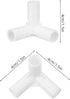 20pcs 3-way 11mm Closet SEWACC Storage Rack Connectors: Modular Shoe Rack Joints inner diameter connectors for Repair
