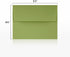 LUXPaper A2 Invitation Envelopes | Peel & Press | Avocado Green | 4 3/8" x 5 3/4" | 70lb. Text | 50 Qty