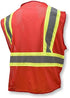 Radians SV22-1 Economy Type O Class 1 Safety Vest, Red, 3X-Large
