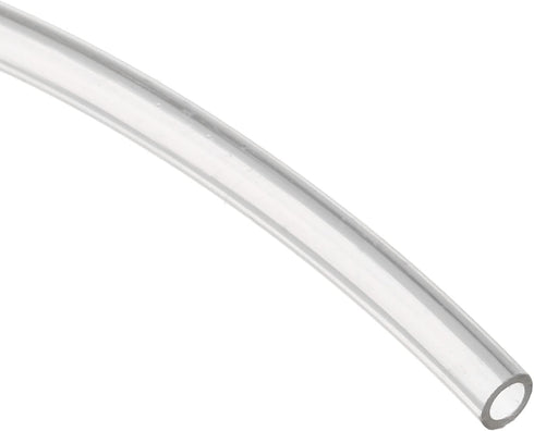 Pneumatic Tubing - Air Compressor PU Line Hose, Clear for Water Fluid Transfer (6mm ID x 8mm OD, 6.6 Ft Length)