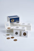 Boen Coin Flips 31.5mm, 1000Pcs Coin Holders for Collectors, Cardboard Coin Flips for Coin Collection