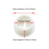 HAHIYO 4Pcs 0.8Inch/20mm White Flexible Rubber Desk Grommet Wire Grommet Cable Management Cord Hole Cover Desk Wire Hole Insert Wire Organizer for Computer Office Home School Equipment Systems