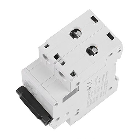2P 250V Low-Voltage DC Miniature Circuit Breaker 63A for Solar Panels, Grid System, DIN Rail Mount