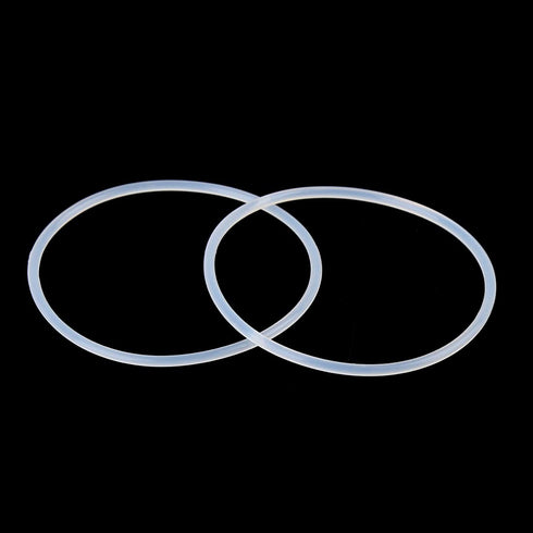 X AUTOHAUX Silicone O-Rings, 48.6mm OD 45mm ID 1.8mm Width VMQ Seal Gasket, White, Pack of 20
