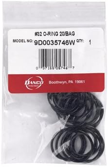 Danco 15/16 in. OD x 13/16 in. ID, Rubber, #32 O-Ring, 20 per bag, 35746W by Danco