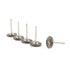 50Pcs 25mm T-Type Stainless Steel Wire Wheel Brush Sets with 1/8 Inch Shank for Cleaning, Deburring, Surface-Finishing