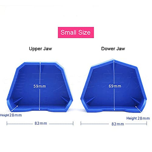 6pcs Dental Lab Silicone Plaster Model Former Base Molds, S+M+L Size Tray
