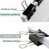 Extra Large Binder Clips, 2.4 Inch Length for Office (12 Pcs)