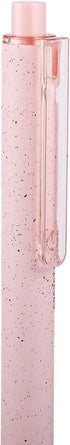 RIANCY Pink Pens, Black Ink Retractable Gel Pens, 0.6mm Smooth Writing, Cute Journaling Pens for Men Women Students