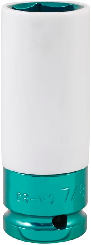 AFF Mag Wheel Power Sockets, 1/2" Drive, 7/8", Chrome Molybdenum Steel with Plastic Sleeve, 58005