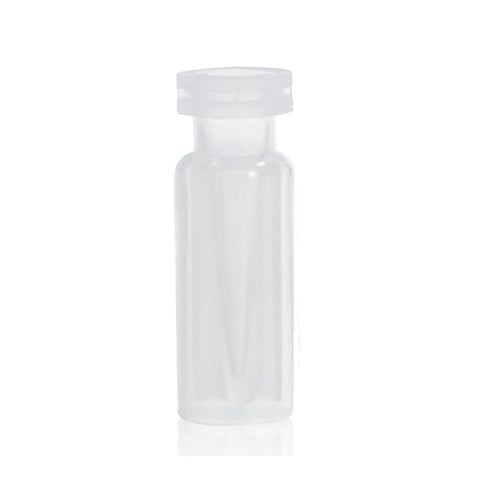 11 mm Snap Top Vials with 0.3 mL Fused Micro Inserts, Polypropylene, Pack of 100