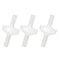 One Way Check Valve - 1/4" Hose Barb Non Return Plastic Valve for Water Fuel Oil Air Gas (Pack of 3)