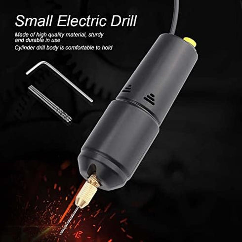 Pin Vise Hand Drill, for Jewelry Making, Manual Craft Electric micro Drill Sharp HSS Micro Mini Drill Bits Set, Precision Small Hand Drill For, Rotary Tools For Wood, by Keenso