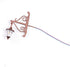 5pcs Uonlytech Scale Warm White LED Mini Wall Sconces in Antique Bronze DIY Sand Table Scene Accessories for Mini House
