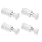 Sign Standoff 1/2" x 3/4" - Solid Aluminum Screws Mounting Hardware for Glass Panel, Pack of 4