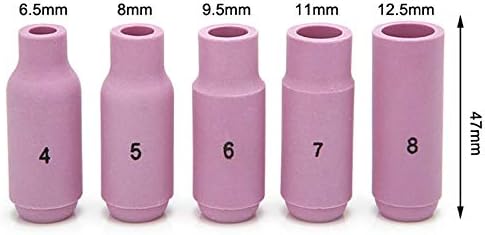 17pcs TIG Welding Torch Collet Body Nozzle Kit - Tungsten Electrode for WP-17/18/26 TIG Welding Torch