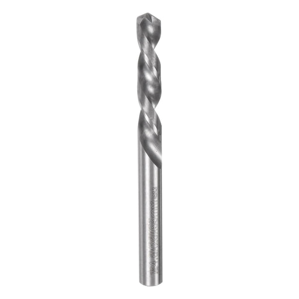 uxcell Solid Carbide Twist Drill Bits, 4.8mm Metric Left Hand Spiral Flutes for Stainless Steel Alloy Metal