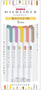 Zebra WKT7-5C-RC-N Mild Liner, Japanese Mild Color, Water-based Set of 5 Colors