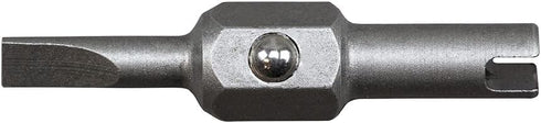 Klein Tools 13231 Replacement Driver Bits, 1/8-Inch Slotted and Schrader