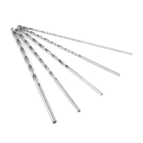 2-5mm Drill Bit Set, 5pcs HSS Steel Shank Twist Drill Bits for Metal Woodworking Tools