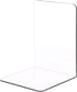 GpahrrDnij Thickened Transparent Acrylic Bookshelf Bookstand L Shaped Bookend Bookholder Fixed Desk Book