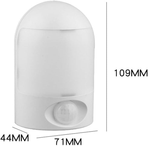 Bloepum Round LED Sensor Light Small Table Lamp Dormitory Bedside Night Light Portable Emergency Night Light