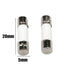 20Pcs 5x20mm Ceramic Fuse, 1A Cartridge Fast Blow Tube 250V for Power Strip Experiment Circuit Repair