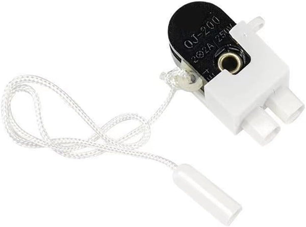 Septoolshop Easy To Use Pull Cord Wall Light Switch Compatible With Table Lamps