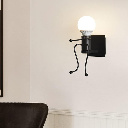 Mengjay E26 Modern Retro Creative Wall Lamp Nordic Modern Wall Lighting Fixtures LED Living Room Bedroom Bedside